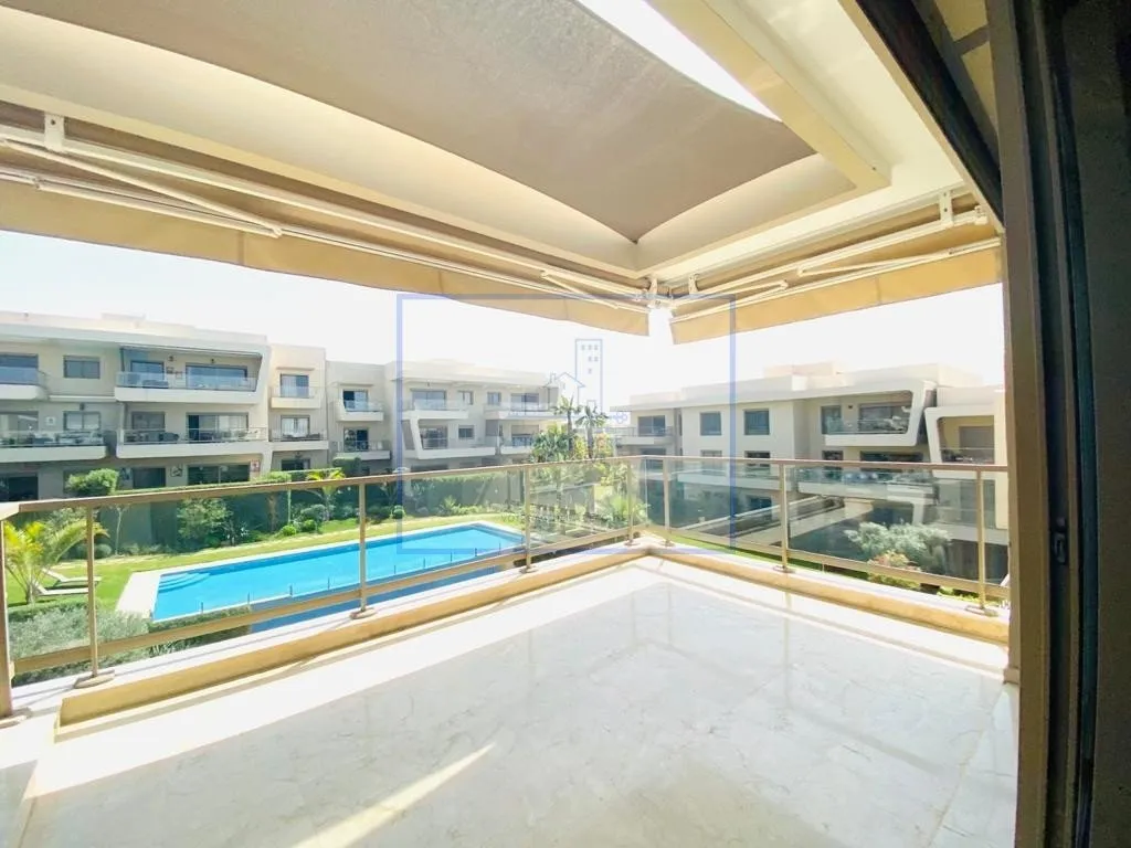 BOUSKOURA-LOCATION-APPARTEMENT-TERRASSE-PISCINE - الدار البيضاء