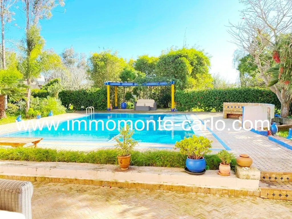 Location villa avec piscine à la plage de skhirat - الصخيرات (2)
