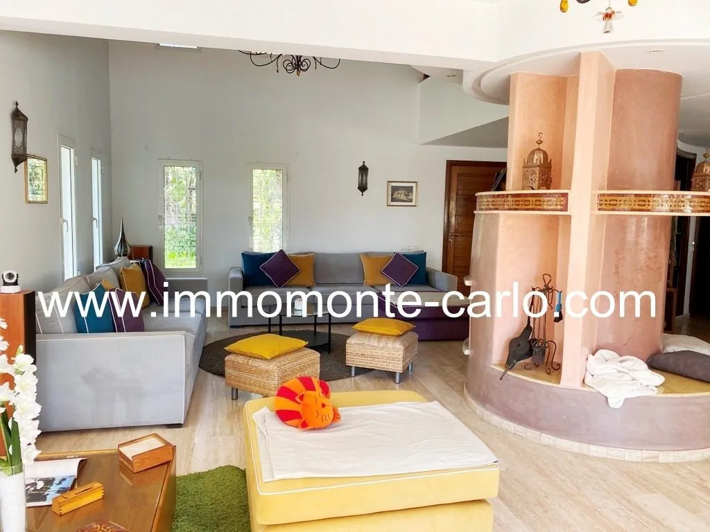 Location villa avec piscine à la plage de skhirat - الصخيرات (4)