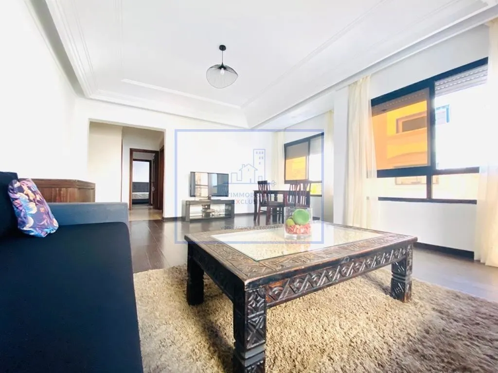 RACINE-LOCATION-APPARTEMENT- 3 CHAMBRE-MEUBLE - الدار البيضاء