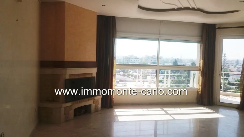 Location appartement  de 4chambres à Hay Riad Rabat - الرباط (2)