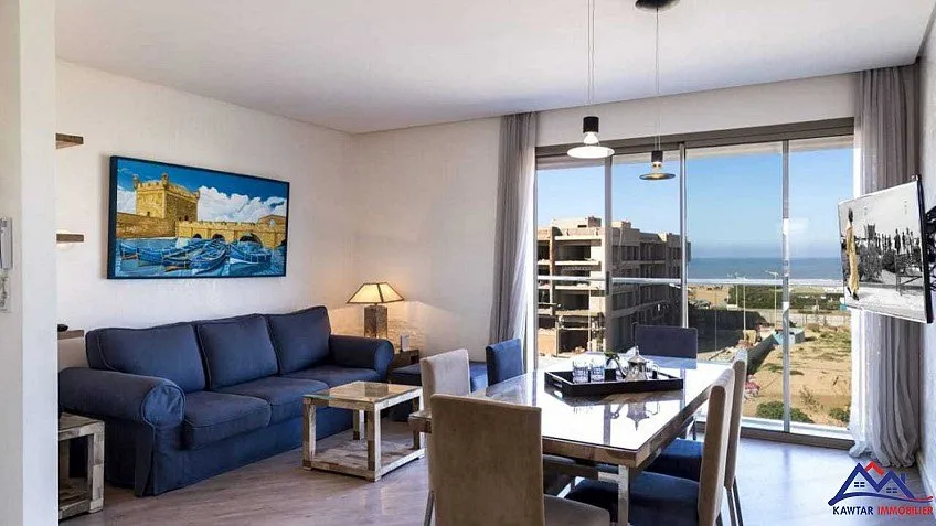 Coquet Appartement vue mer  à louer - مراكش