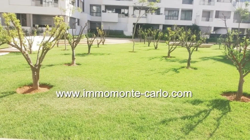 Appartement avec  terrasse à louer  aux Orangeraie Souissi Rabat - الرباط