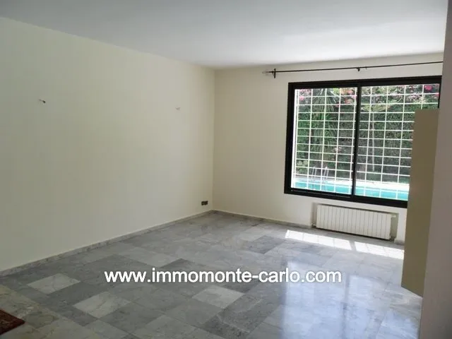 Location villa avec piscine et chauffage central à Rabat hay riad - الرباط (3)