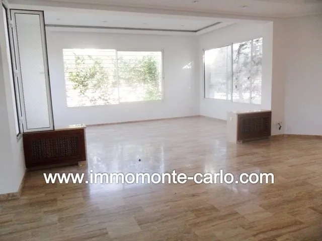 Rabat location d’une villa avec chauffage et piscine à Souissi - الرباط (4)