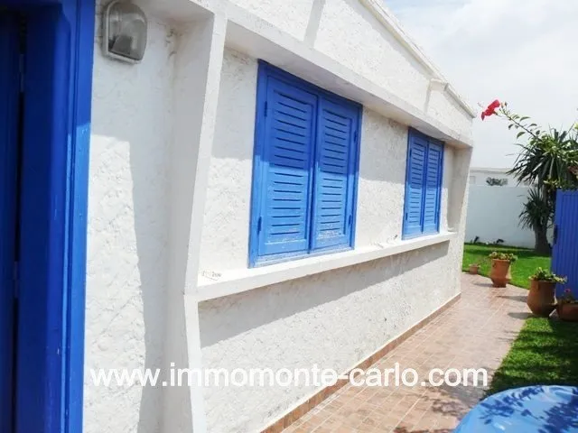 villa meublée ou vide avec piscine de plage à Sid Abed Témara - تمارة (2)