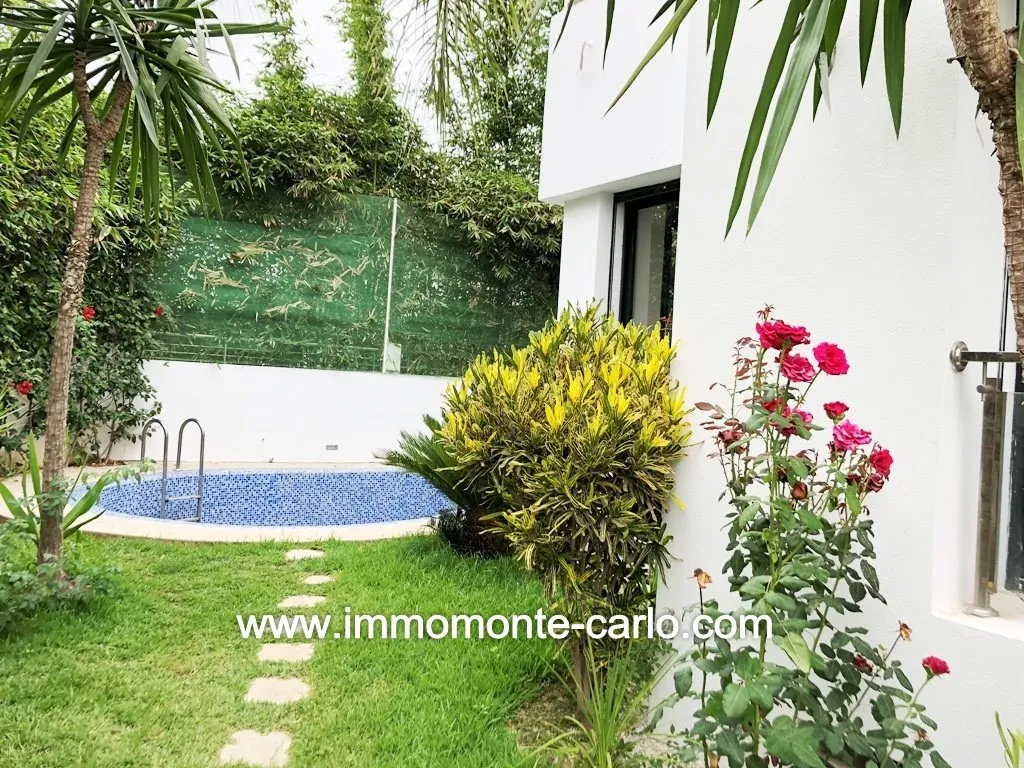 Villa neuve moderne avec piscine à louer à Hay Riad Rabat - الرباط (2)