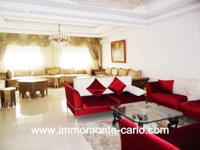 Location villa meublée à-Harhoura Plage Rabat - تمارة (3)