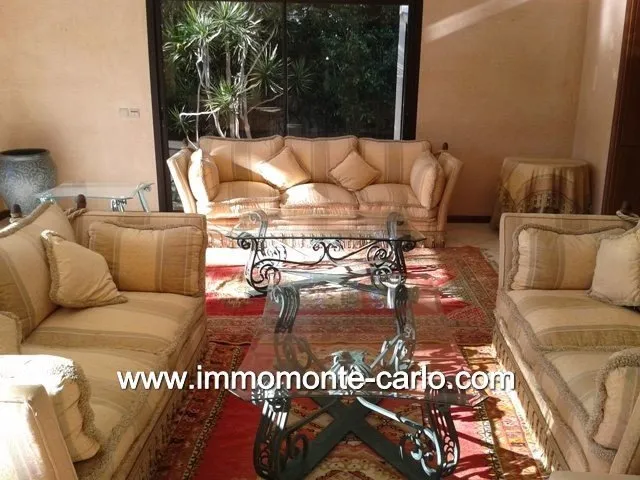À rabat location villa meublée avec piscine chauffée a Hay Riad - الرباط (4)