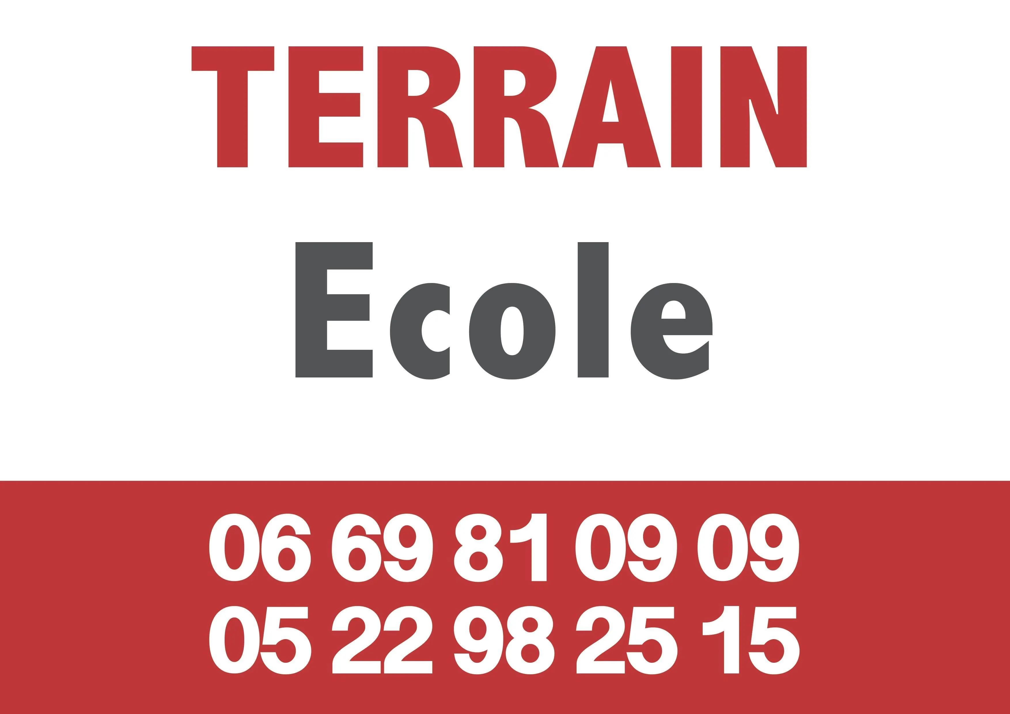 Terrain Ã  Vendre Ã  Sala Al Jadida â€“ autorisÃ© pour Ã‰cole - سلا (3)