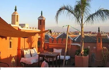 m2maroc, Maison d&amp;rsquo;h&amp;ocirc;tes 7 Ch  - terrasse - Ventes - Hotels / Maison d'hôtes - مراكش (3)