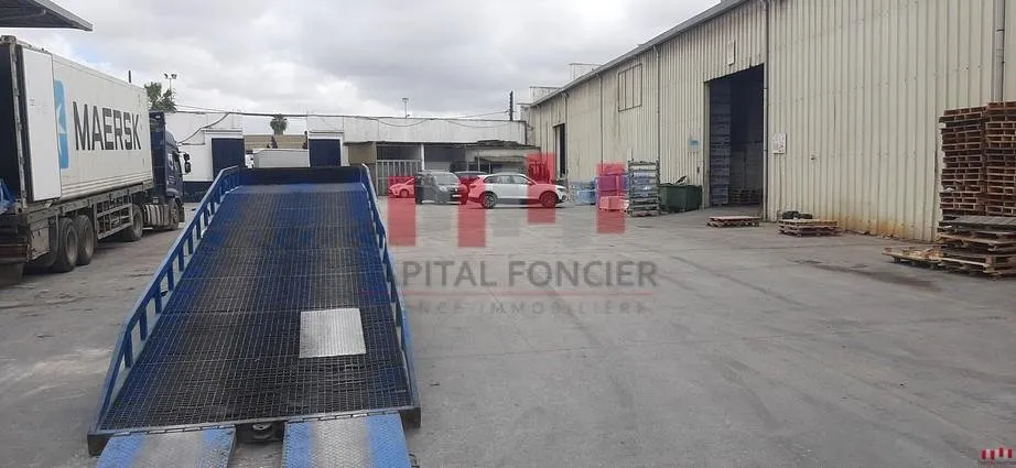Usine industrielle de 10.000 m de surface atelier exploitable sur une surface de terrain de 12.000 m en plein bld mly ismail ain sebaa a la  vente - الدار البيضاء (2)