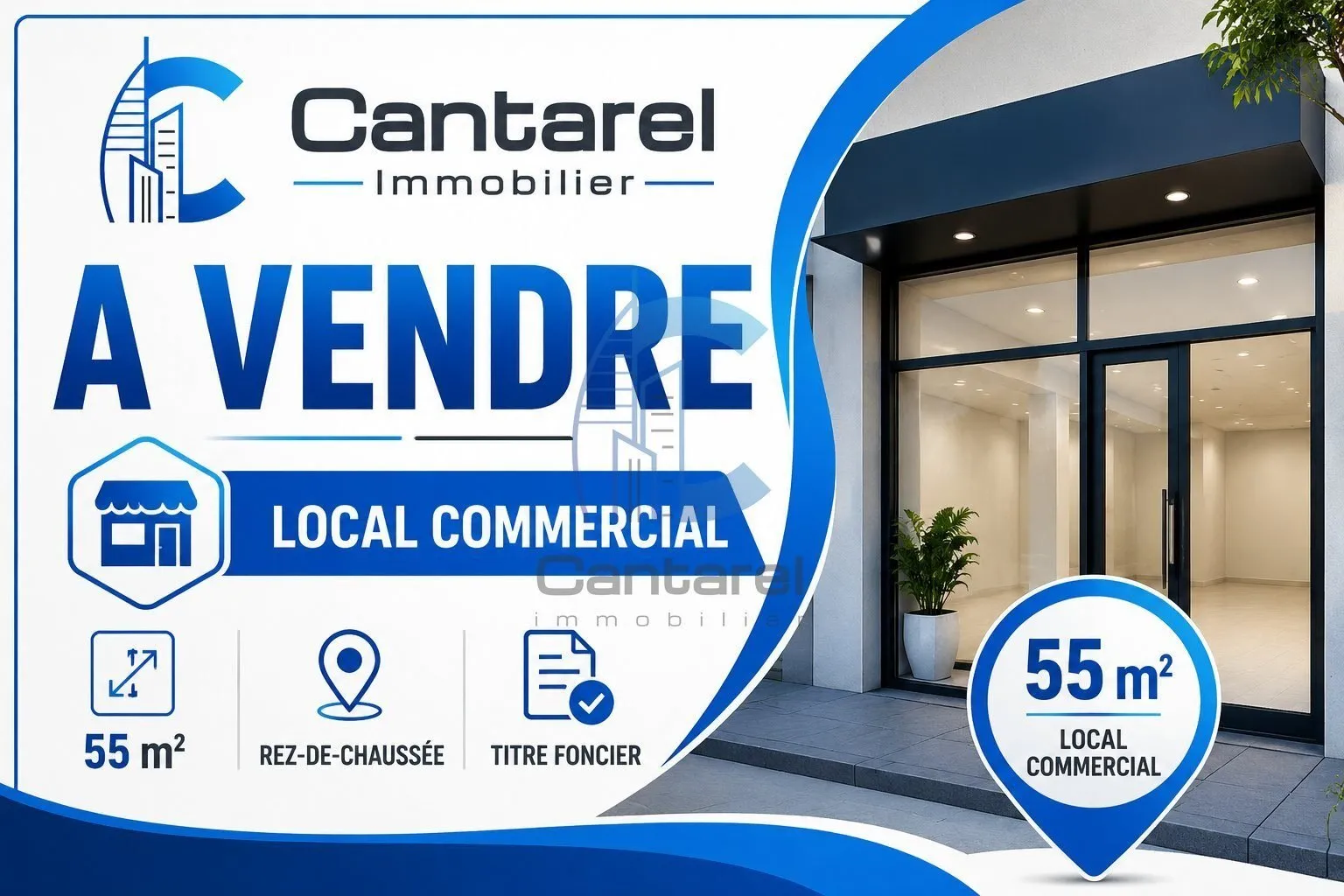 Local commercial à vendre – Quartier des Hôpitaux - الدار البيضاء