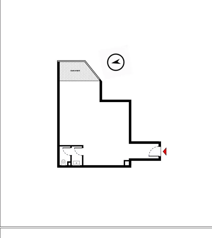 Plateau bureau au rdc de 57m2 avec possibilité de mezzanine à la vente - Racine - الدار البيضاء (3)