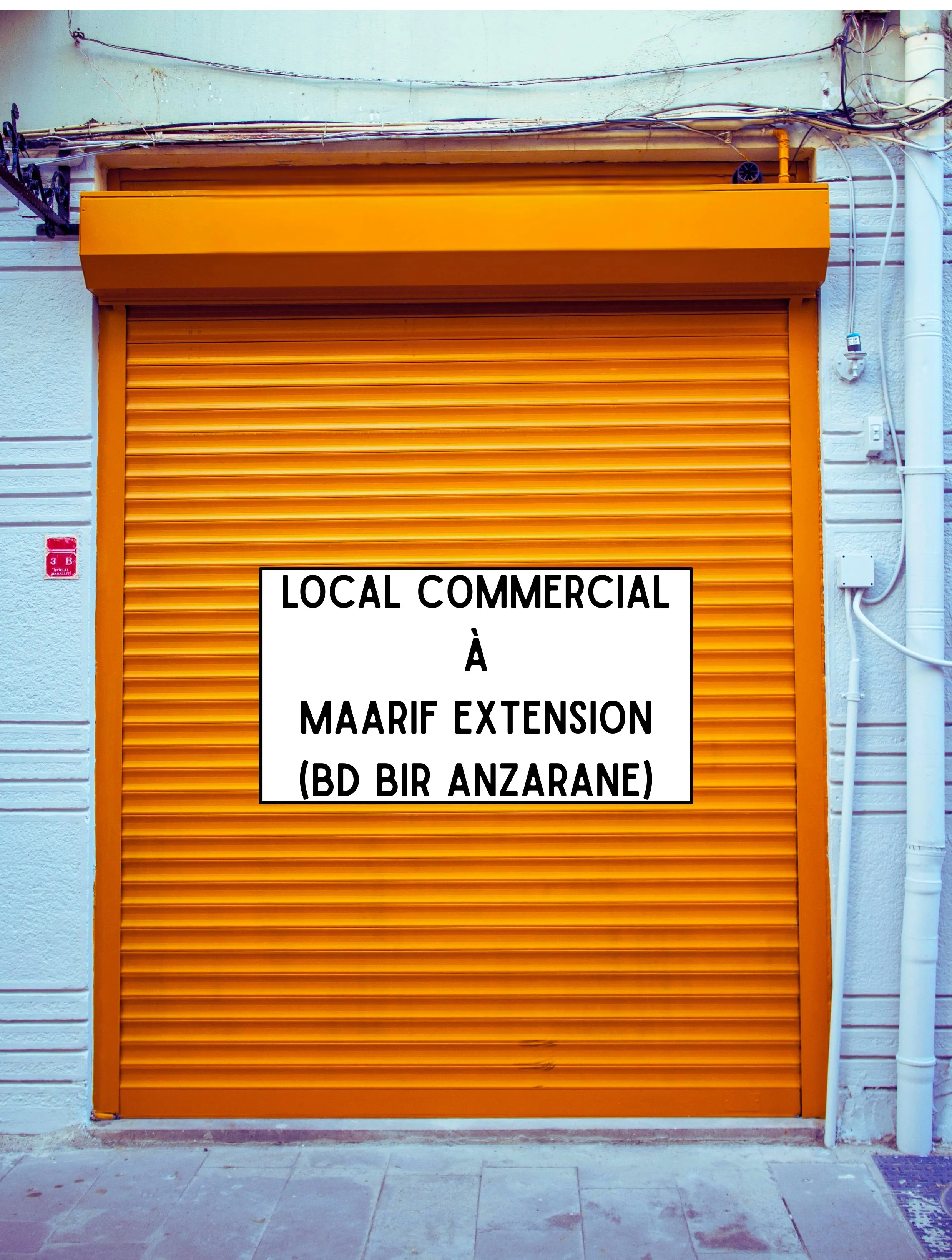 Grand local commercial sur Bir Anzarane - الدار البيضاء