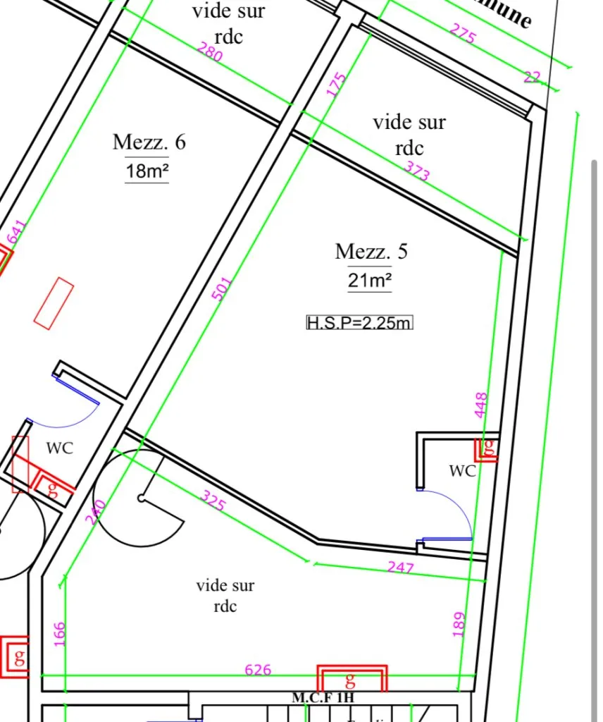 Local commercial de 66 m² à Casablanca - الدار البيضاء