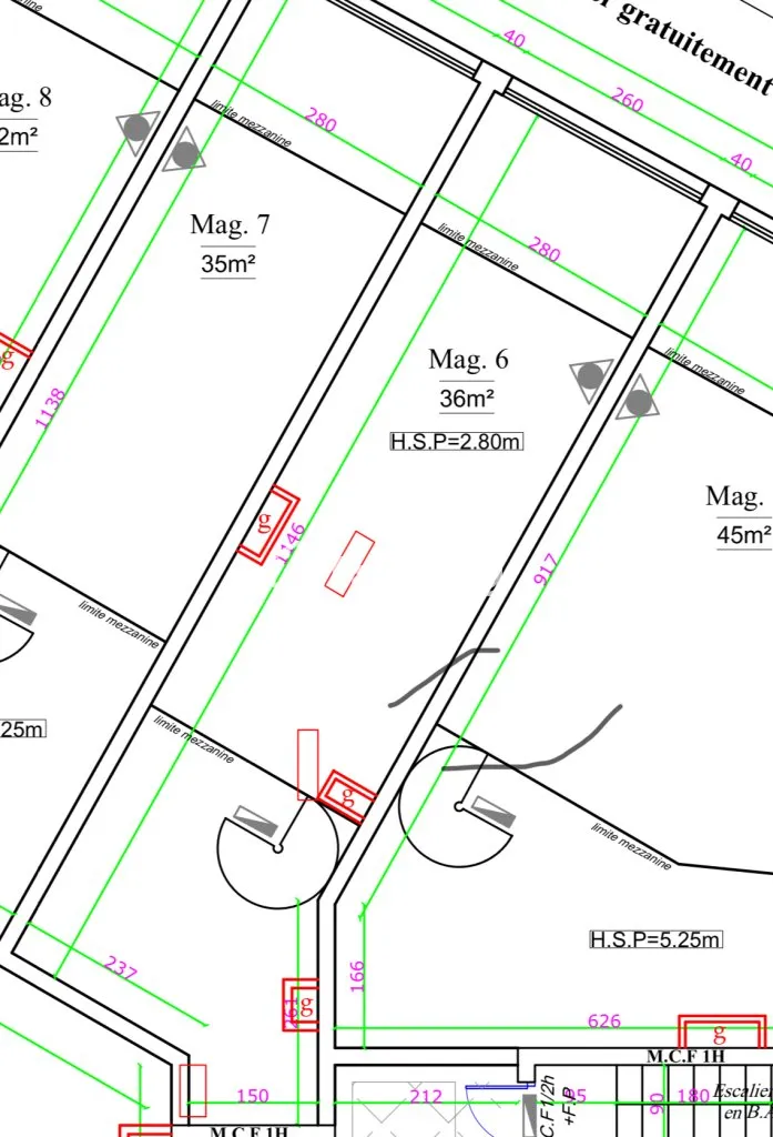 Local commercial de 54 m² à Casablanca - الدار البيضاء