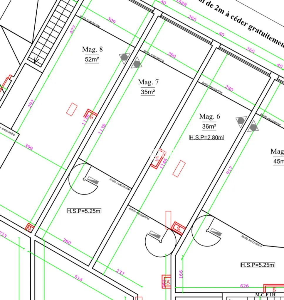 Local commercial de 51 m² à Casablanca - الدار البيضاء