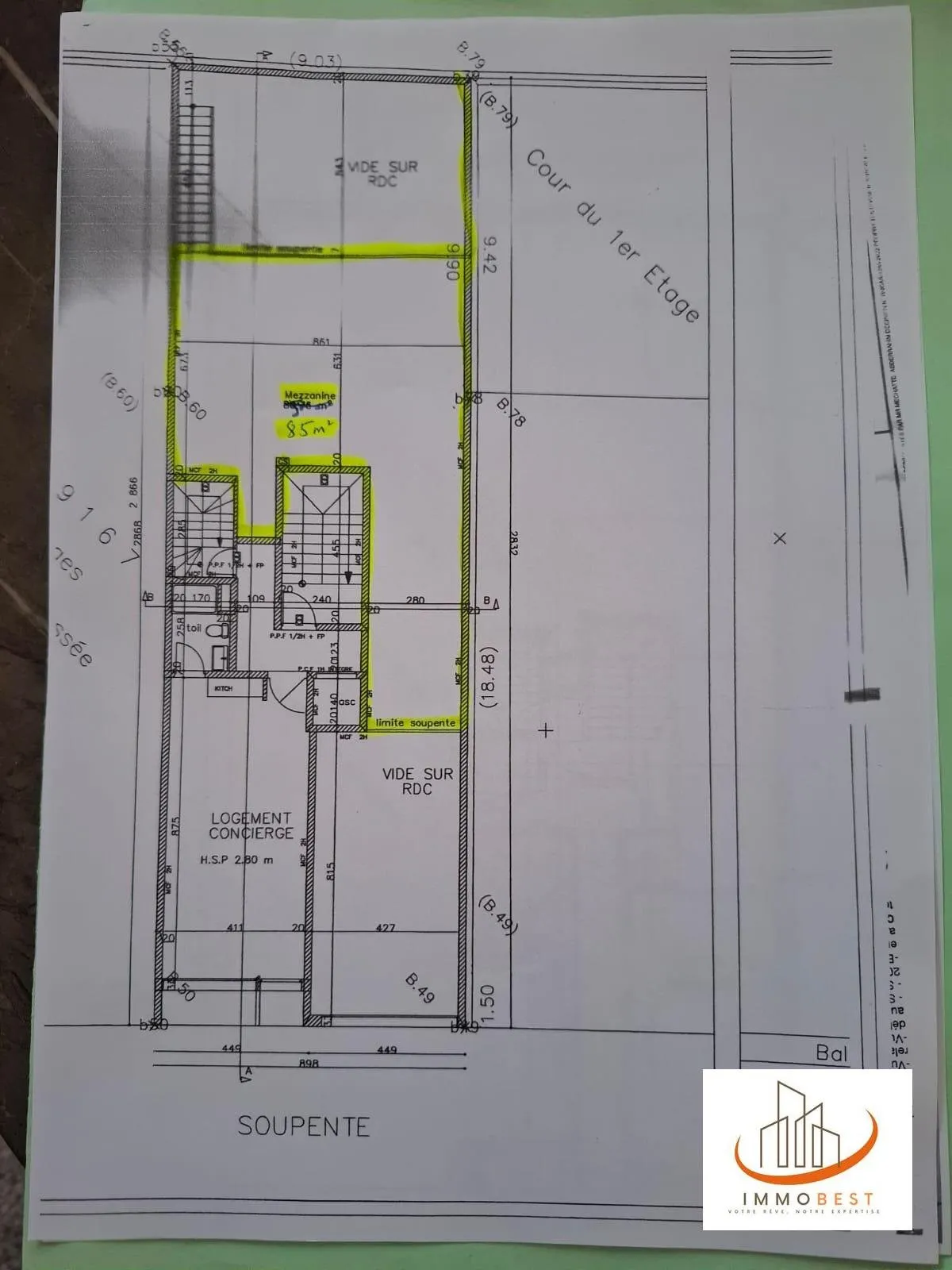 Magasin en vente quartier les Princesses 204 m² - الدار البيضاء