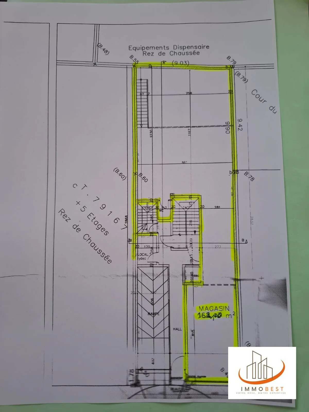 Magasin en vente quartier les Princesses 204 m² - الدار البيضاء (2)