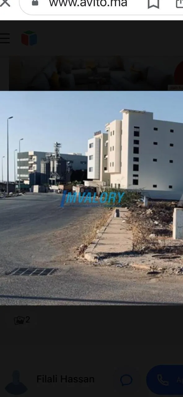A vendre Terrain Industriel 1057M² angle MANSOURIA - المحمدية
