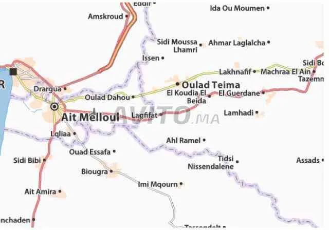 Ferme villa de 8000 m2 à Ouled Teïma rte taroudant - طنجة