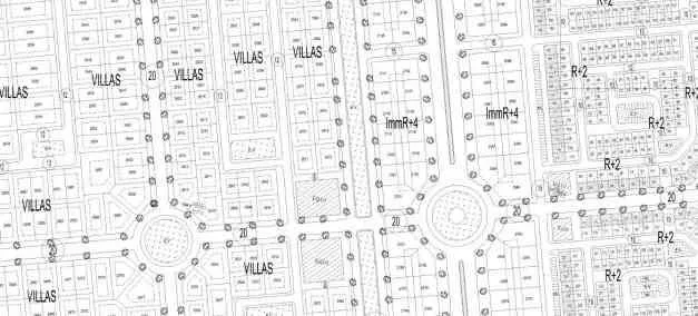 Terrain 2 façades pour villa 506 M² - القنيطرة