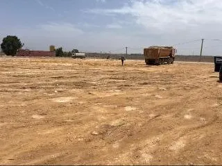 TERRAIN 1 HECTARE A BOUSKOURA LOUER -DEPOT ENGINS, CONTENEURS...- - الدار البيضاء
