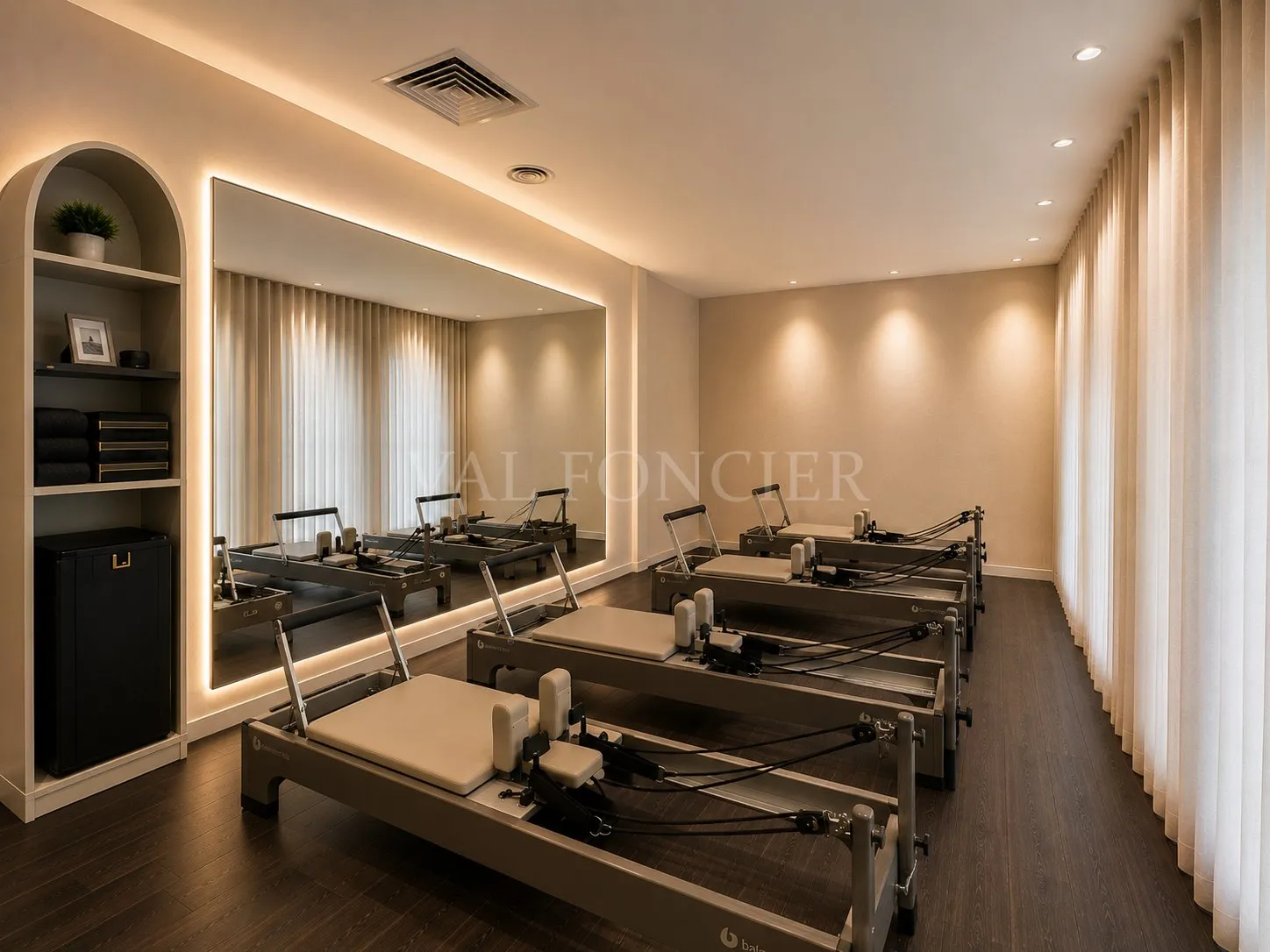 Location studio Pilates clé en main 120m2 à 5 min de CFC, Casablanca - الدار البيضاء