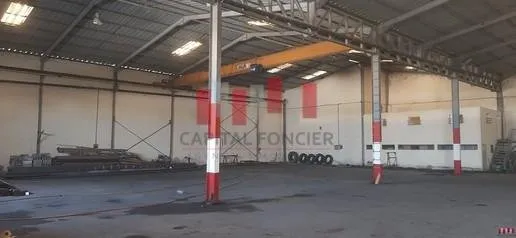 Unité industrielle de 2300 m2 a oulad saleh ; bouskoura a la location - الدار البيضاء