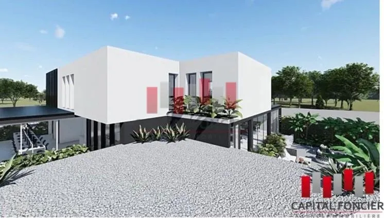 Villa professionnelle neuve de 430 m de surface exploitable sur 2 niveaux a la location quartier anfa - الدار البيضاء (4)