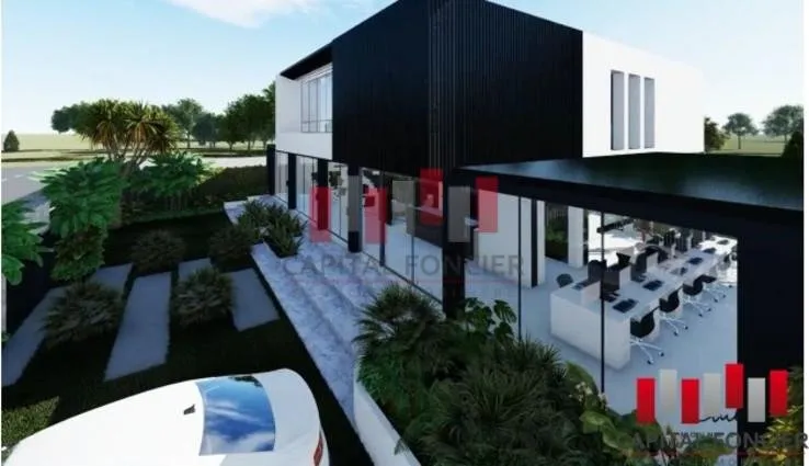 Villa professionnelle neuve de 430 m de surface exploitable sur 2 niveaux a la location quartier anfa - الدار البيضاء (2)