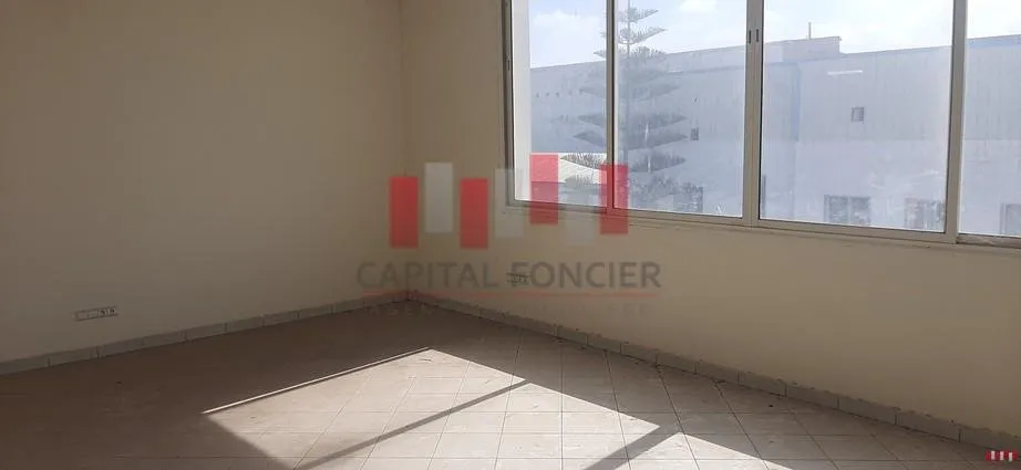 Hangar industriel de 1800 m2 sur 2  étages avec monte charge a la location zone industrielle mohammedia - المحمدية (4)