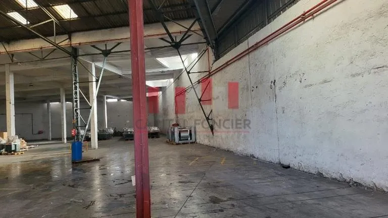 Unité industrielle de 4.650 m2 de surface couverte a la location  a ain sebaa  idéal pour stockage uniquement - الدار البيضاء (4)