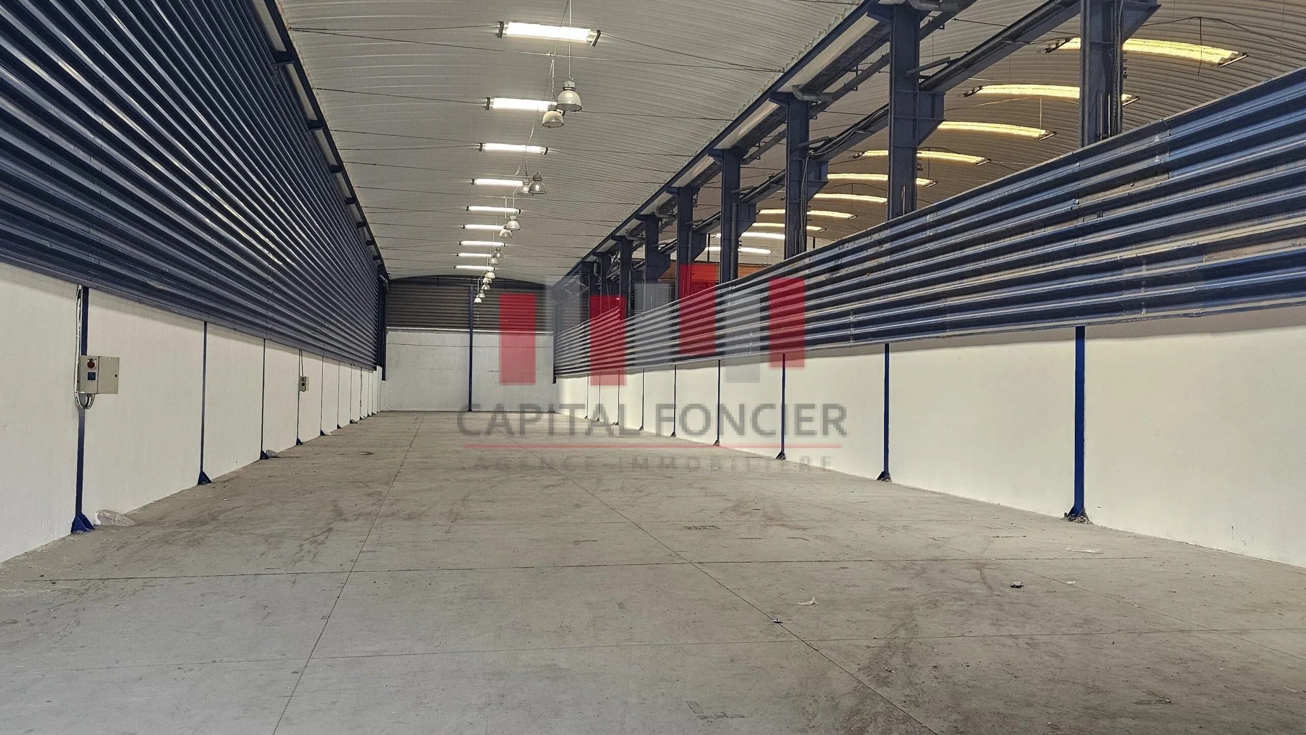 Hangar industriel de 1.000 m2 de surface couverte a la location a ain sebaa pour stockage accès autoroutier immédiat - الدار البيضاء (3)