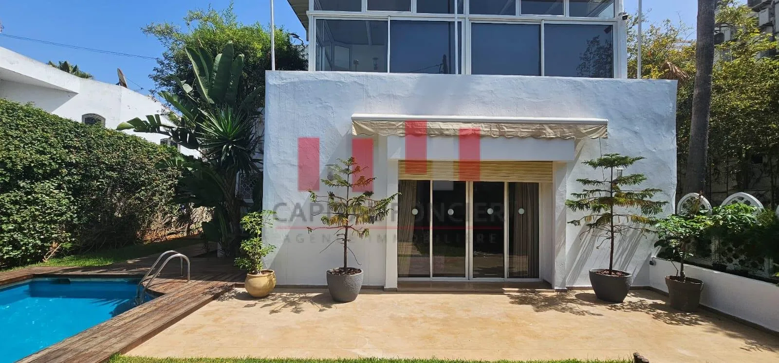 Villa a usage professionnel de 400 m2 uitile en plein quartier Anfa a la location - الدار البيضاء