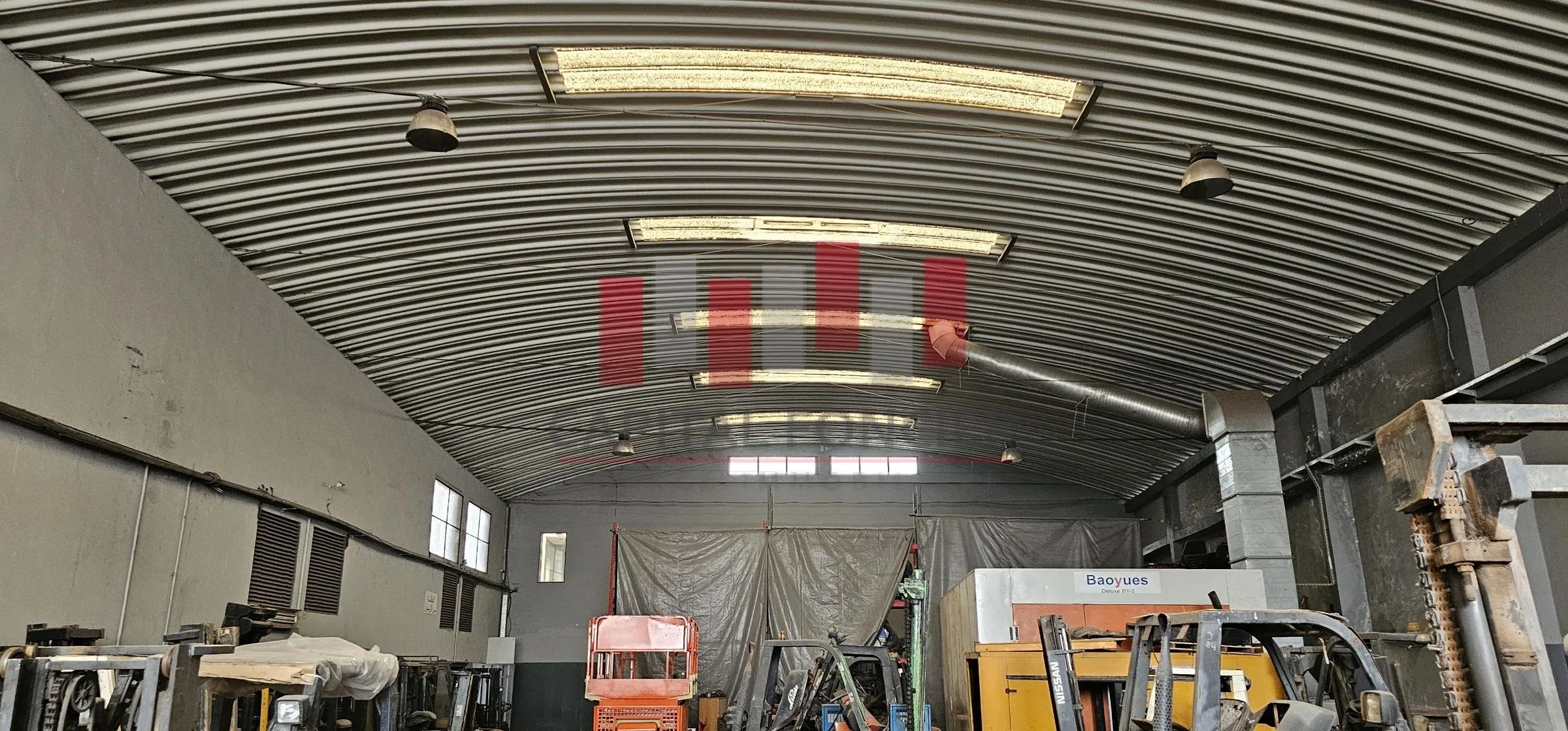 Hangar industriel de 1200 m de surface idéal pour production ou stockage a ain sebaa ( Coté Mc do bld mly ismail ) a la location - الدار البيضاء (4)