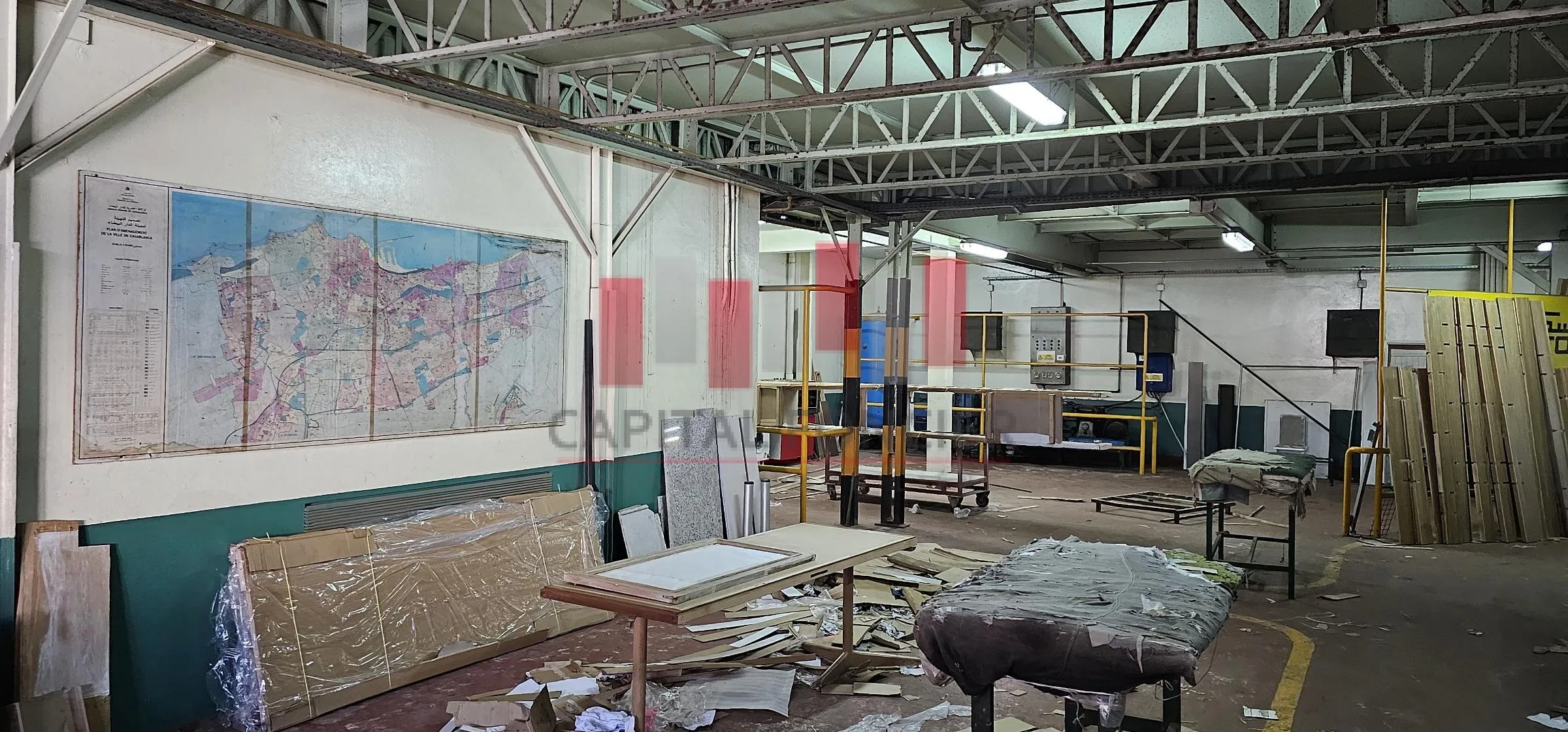 Hangar industriel de 1800 m de surface idéal pour production ou stockage a ain sebaa a la location - الدار البيضاء (4)