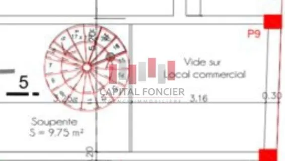 Top emplacement Maarif 30m2 à la location - الدار البيضاء