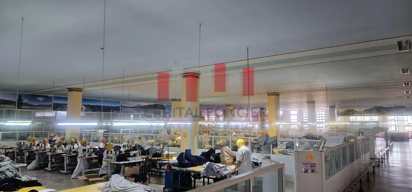 Excellente unité industrielle de 5.700 m2 de surface utile en étage avec une hauteur de 6.50 m a la location a Ain Sebaa - الدار البيضاء