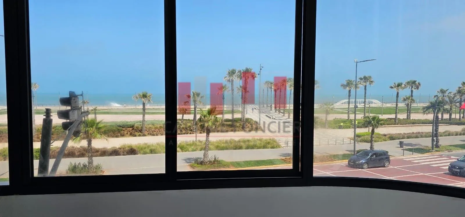 Excellent plateau de bureau Vue mer de 80 m NEUF  entièrement aménagé a la location - الدار البيضاء (4)
