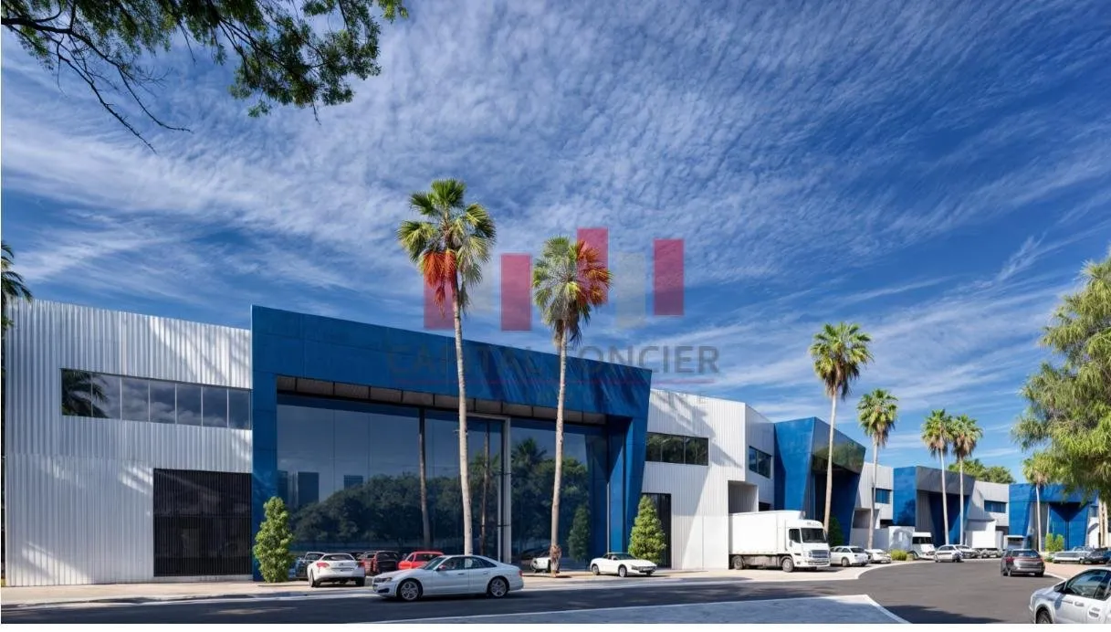 Hangar industriel de 1.000 m neuf aux meilleurs normes internationales a la location a Sapino - الدار البيضاء