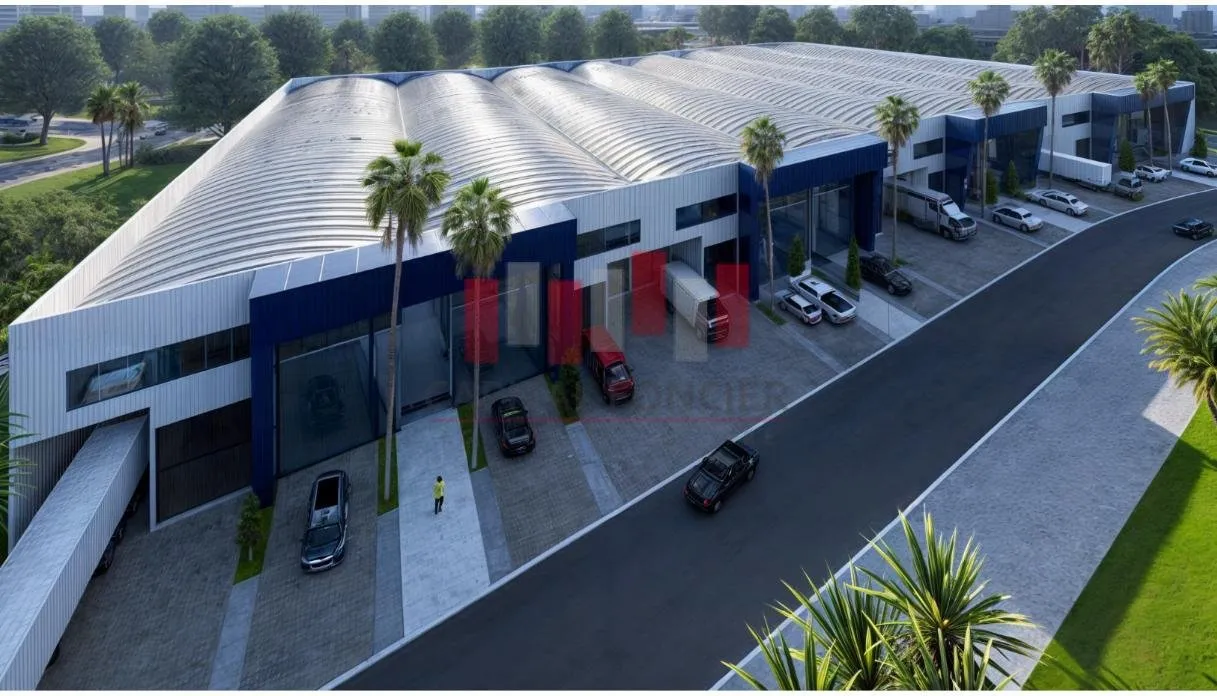 Hangar industriel de 1.000 m neuf aux meilleurs normes internationales a la location a Sapino - الدار البيضاء (3)