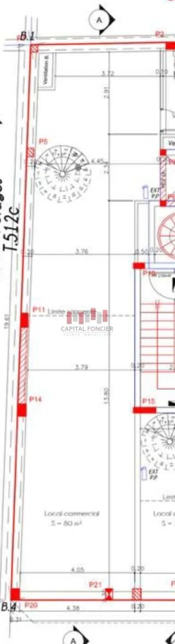Top emplacement Maarif 120m2 à 2 pas de TANGEROIS - الدار البيضاء (2)