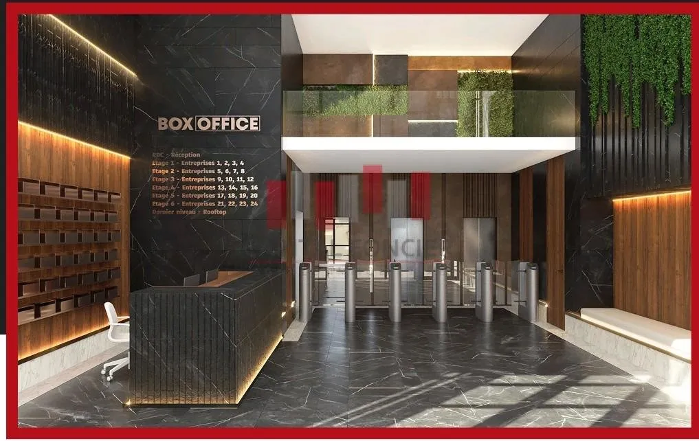 Etage de bureau de 932m2 à la location dans un immeuble ultra moderne Florida - الدار البيضاء