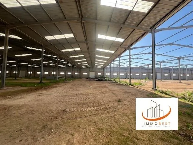 Lakhyayta, dar Bouazza, hangar en location avec charpente - الدار البيضاء