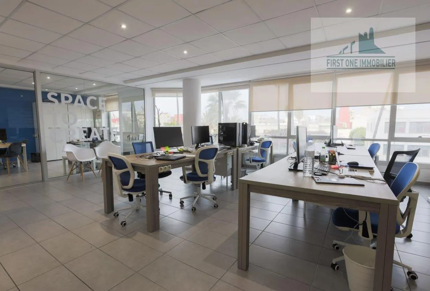 Plateau bureau HS 140 m² Bourgogne Ouest - الدار البيضاء (2)