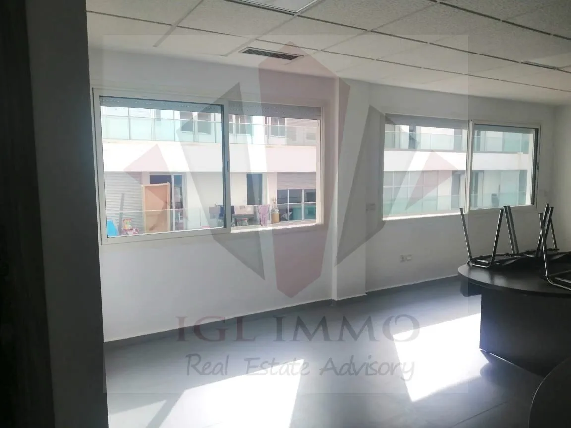 Plateau de bureau de 54m2 au Maarif - الدار البيضاء
