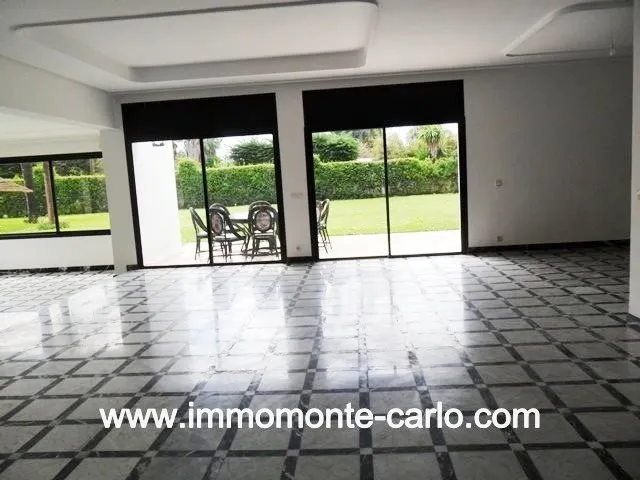 A louer Villa bureau ou habitation Souissi Rabat - الرباط (3)