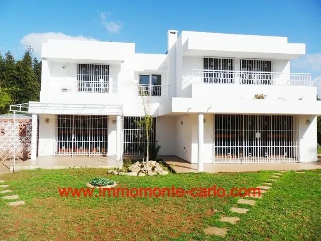 Villa a louer à usage bureau à Souissi à RABAT Maroc - الرباط